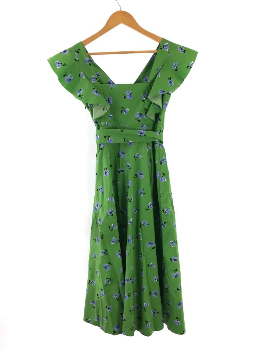 kate spade new york◇ノースリーブワンピース/2/コットン/GRN/花柄