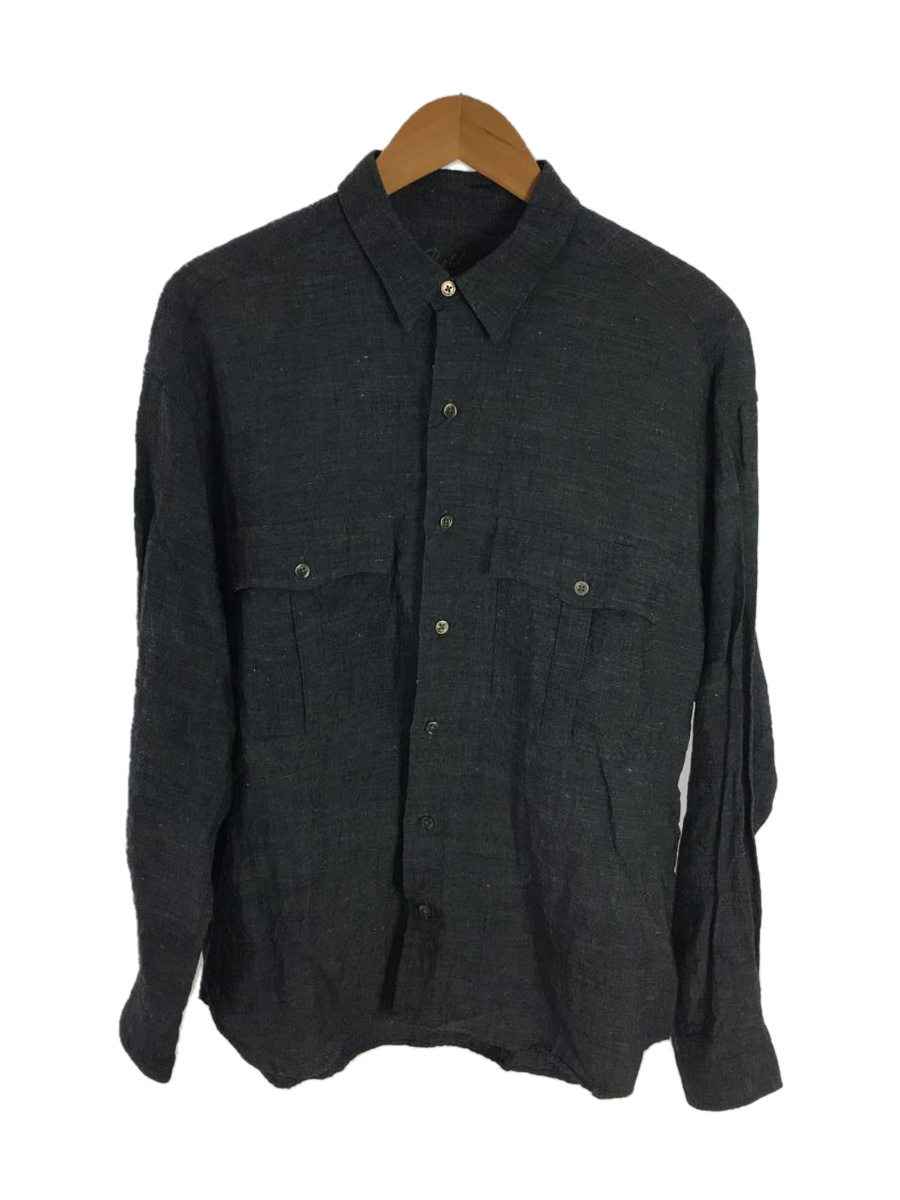 Porter Classic◇ROLL UP BAMBOO LINEN SHIRT/M/リネン/IDG www
