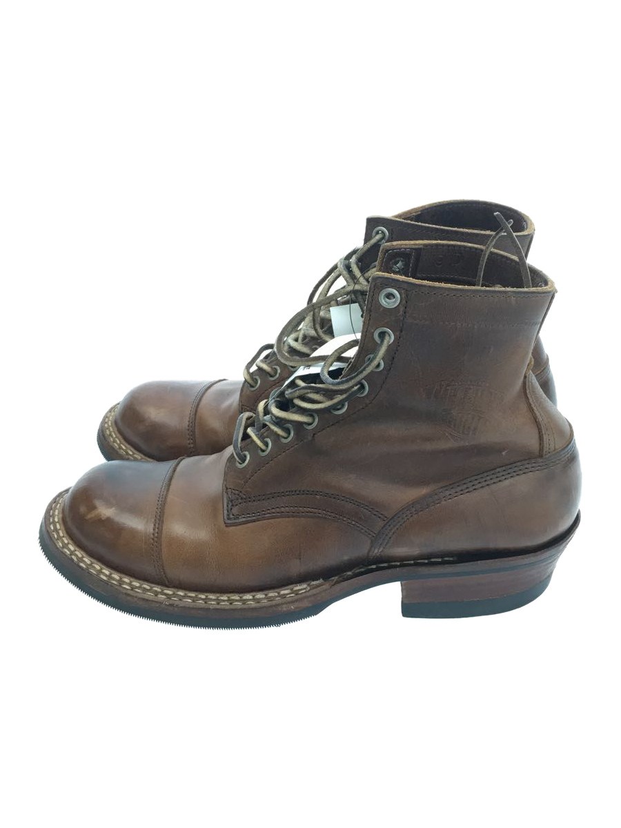 WHITE'S BOOTS◇レースアップブーツ/US9/BRW/レザー spz.hr