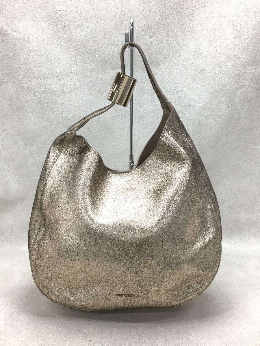 JIMMY CHOO◇スティーヴィ/グリッター/ワンショルダー バッグ/GLD www