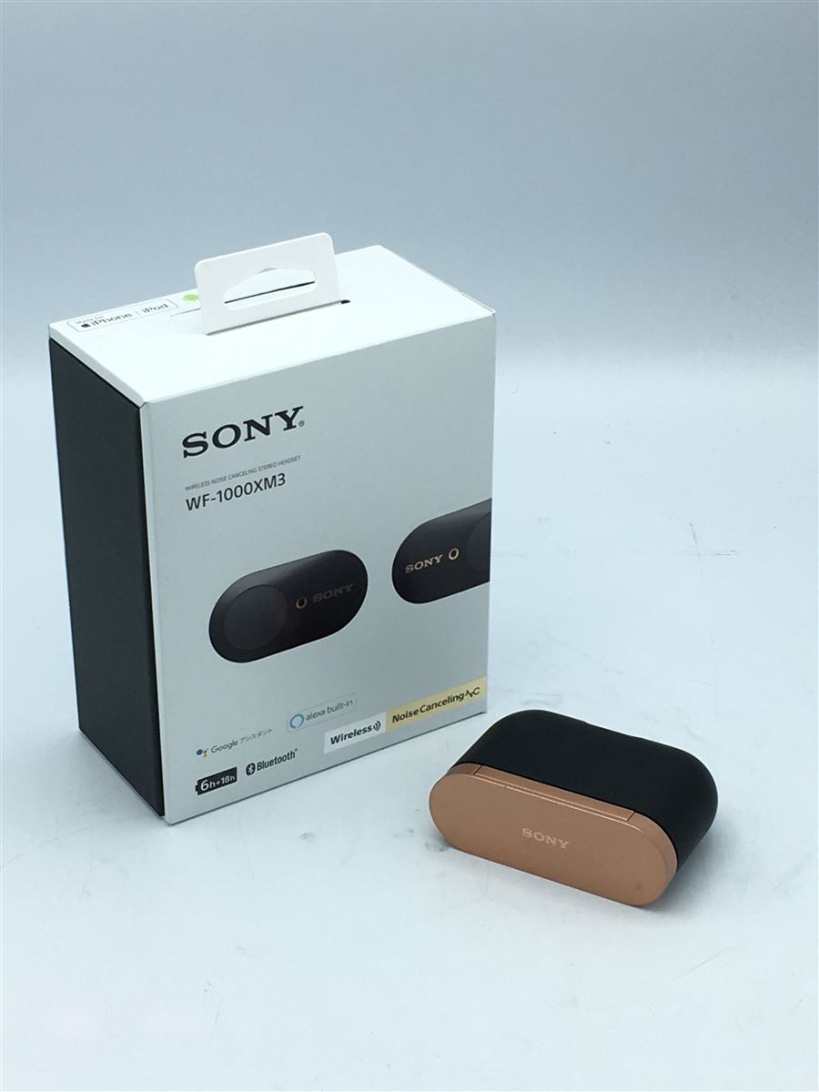 SONY◇イヤホン・ヘッドホン WF-1000XM3 (B) [ブラック]//カナル型 完全ワイヤレス ノイズキャンセリング 