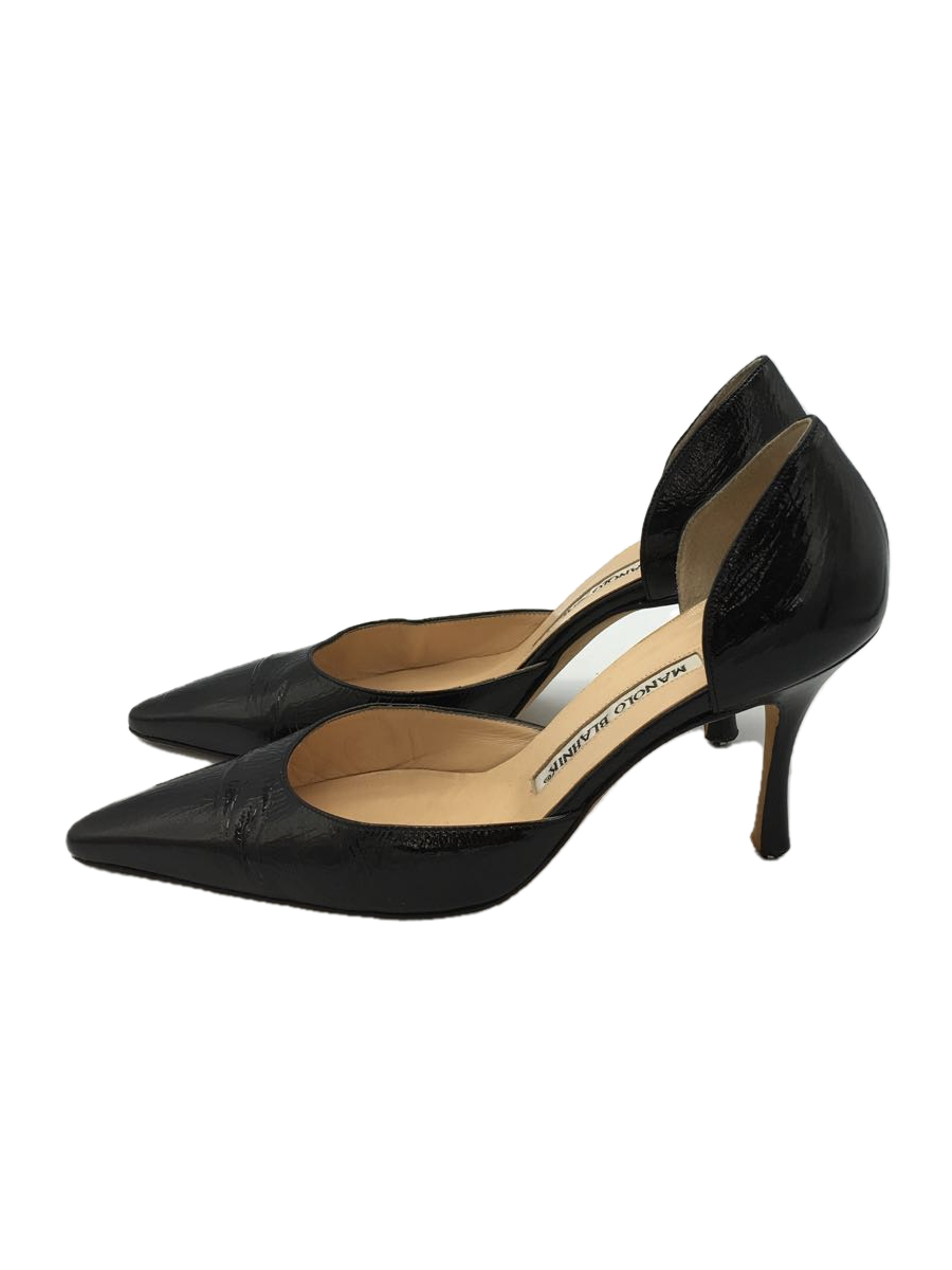 MANOLO BLAHNIK◇パンプス/35.5/BLK busaracenter.org