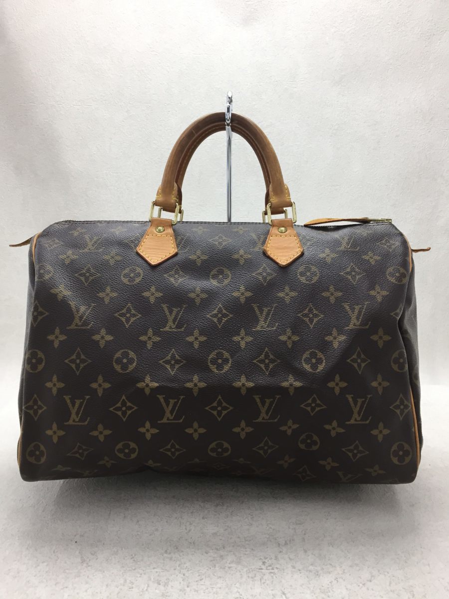 LOUIS VUITTON◇スピーディ/35/モノグラムキャンバス/PVC/BRW/M41524
