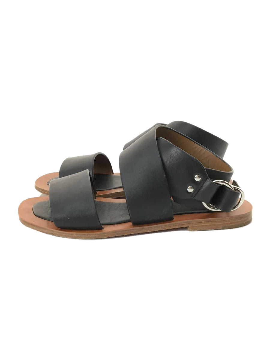 TODAYFUL◇サ22SS/Flat Belt Sandals/フラット ベルト サンダル/37/BLK