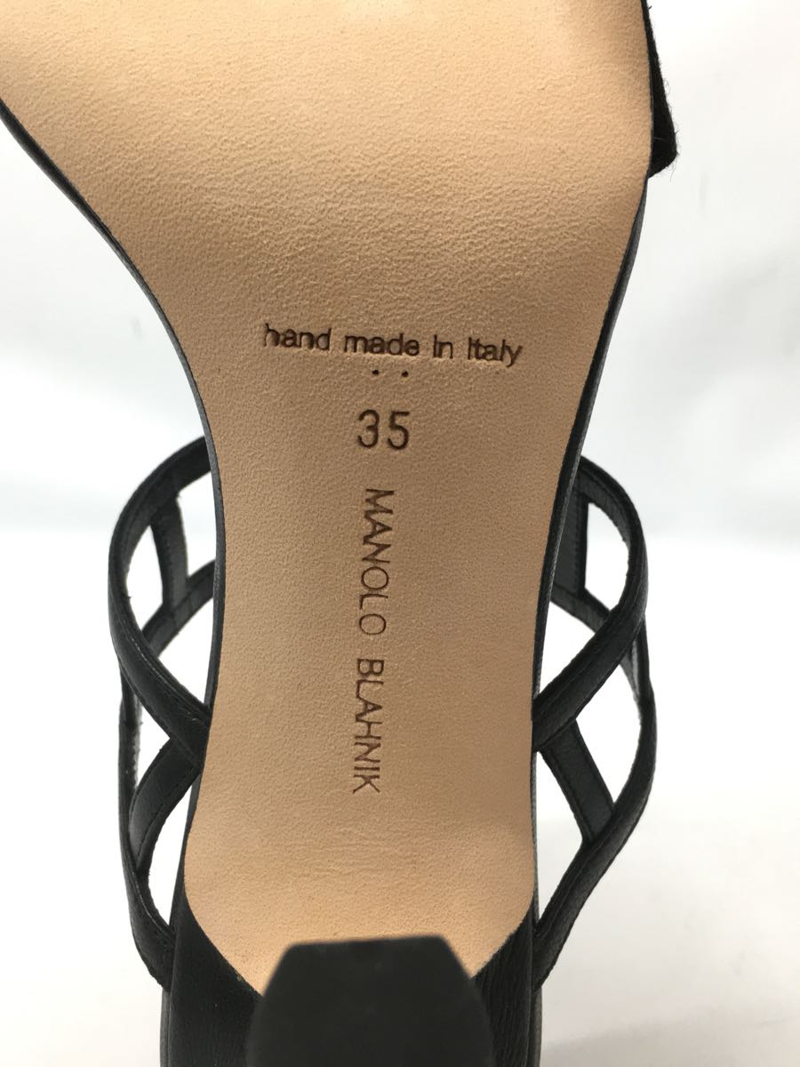 MANOLO BLAHNIK◇サンダル/35/BLK/ABEY | trentino.edu.pe