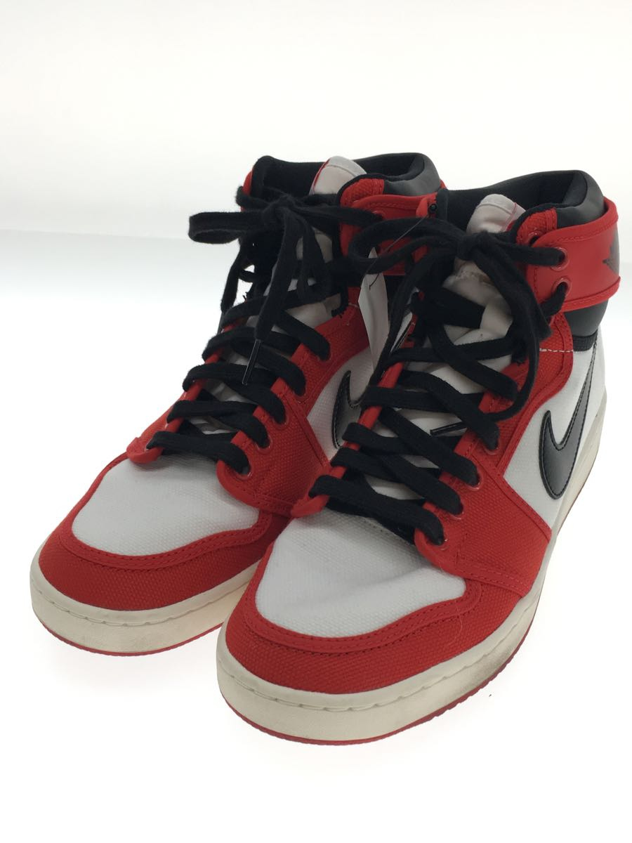 NIKE◇AIR JORDAN 1 KO_エアジョーダン1 ノックアウト/26cm/RED