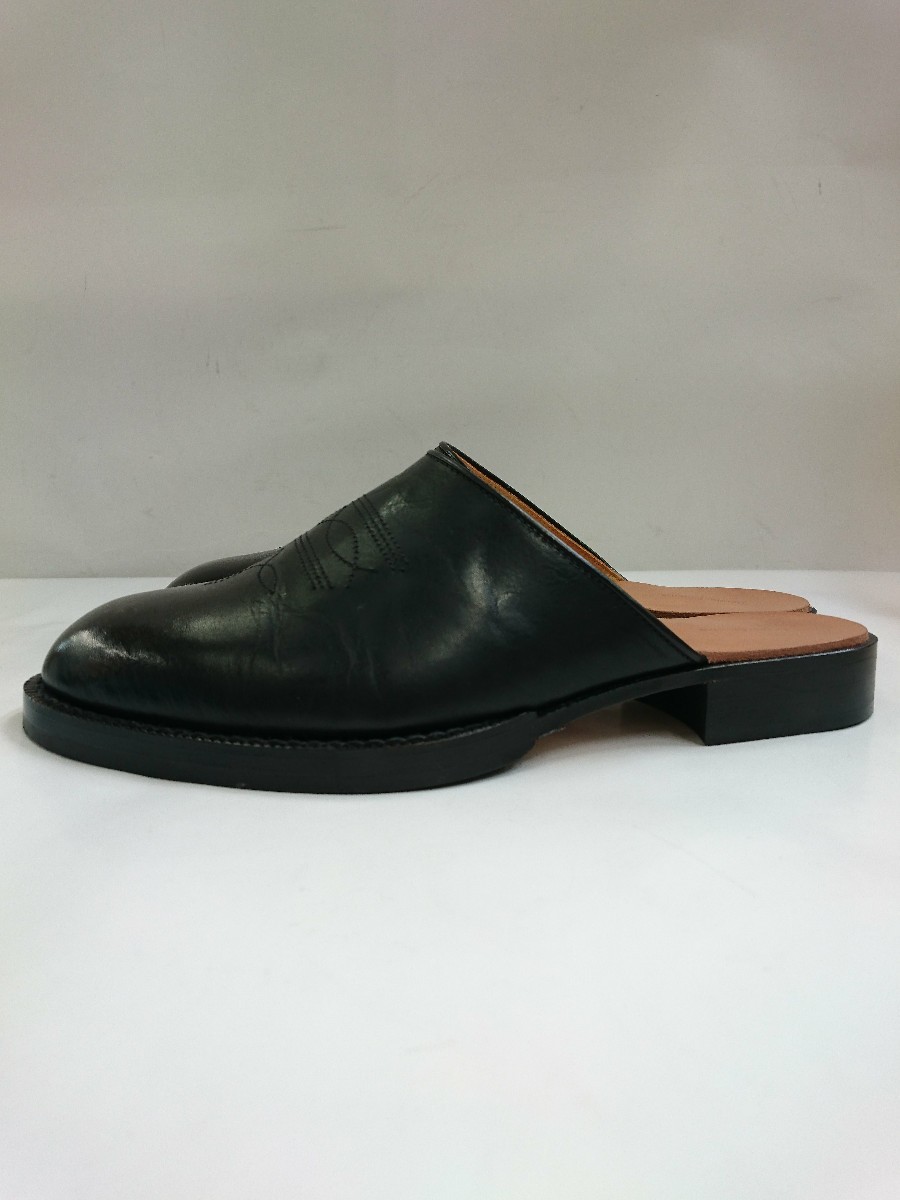 Hender Scheme◇cheak/サンダル/4/BLK/レザー//USED//スリッパ