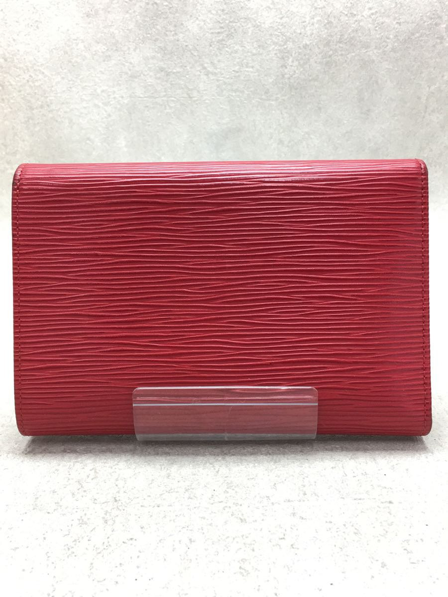 LOUIS VUITTON◇ポルトトレゾールエテュイパピエ_エピ_カスティリアン