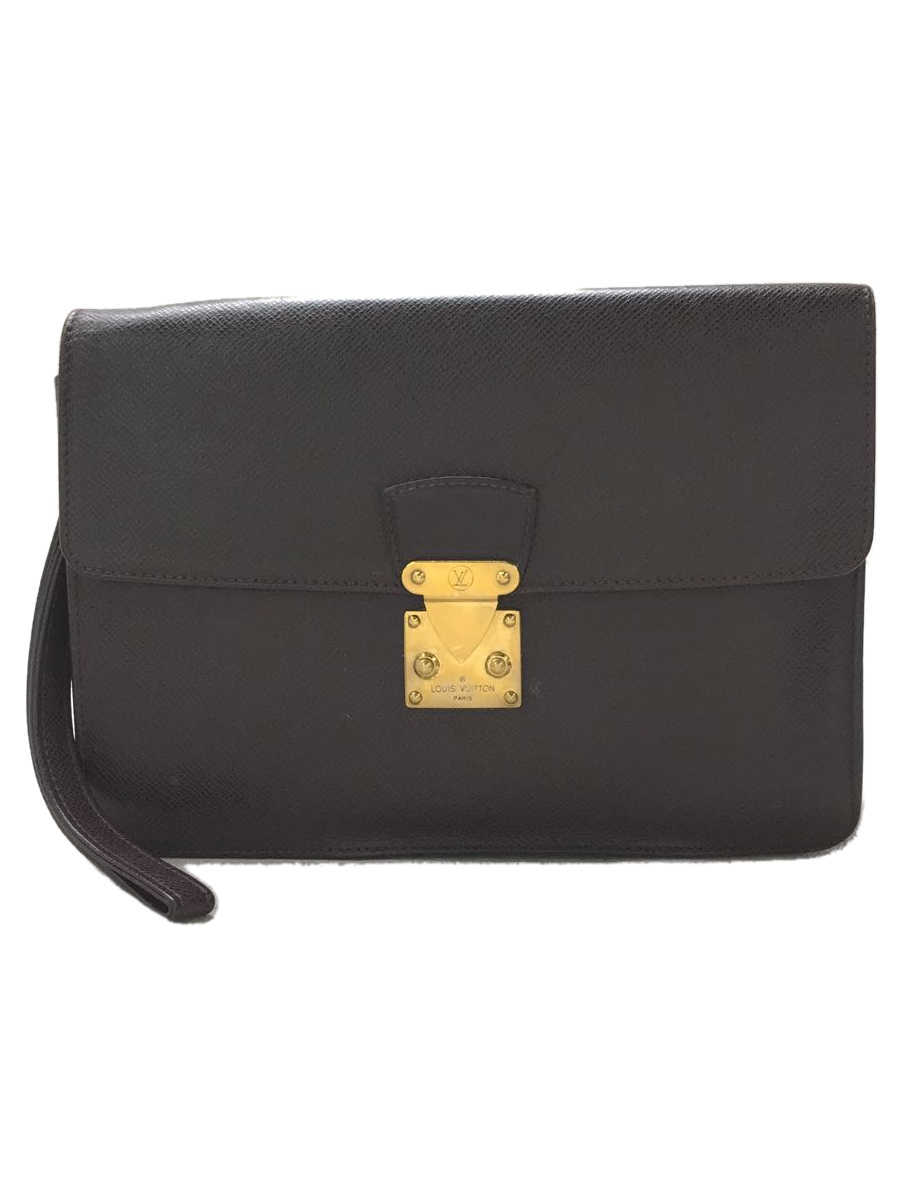 LOUIS VUITTON◇クラド_タイガ_BRW/レザー/BRW/無地 capacitacion