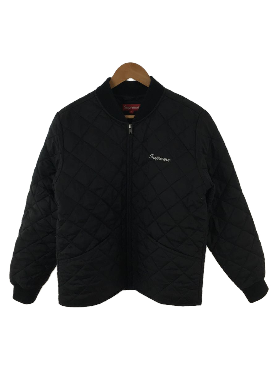 Supreme◆Zapata Quilted Work Jacket/キルティングジャケット/S/ナイロン/BLK