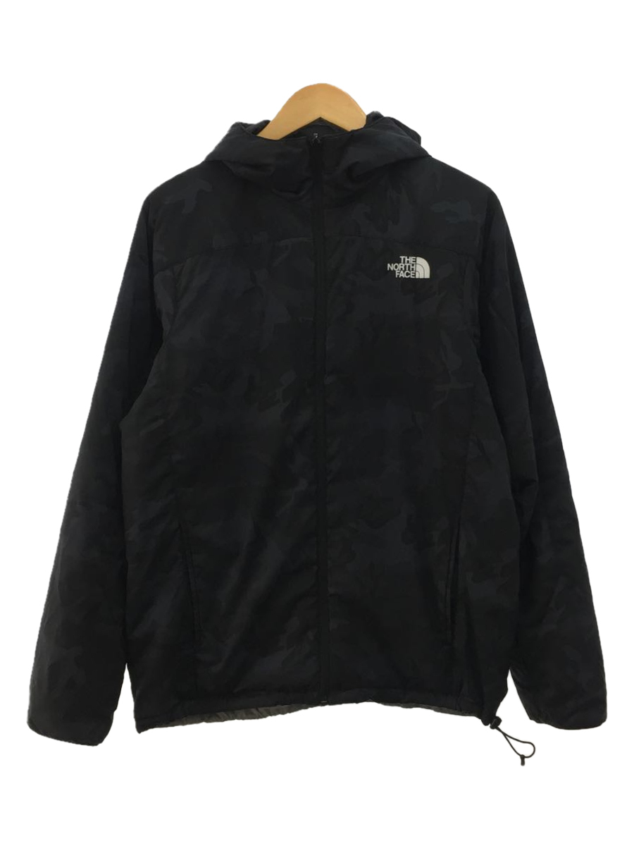 THE NORTH FACE◆ジャケット/Reversible Anytime Insulated Hoodie/ポリエステル/BLK/カモフラ