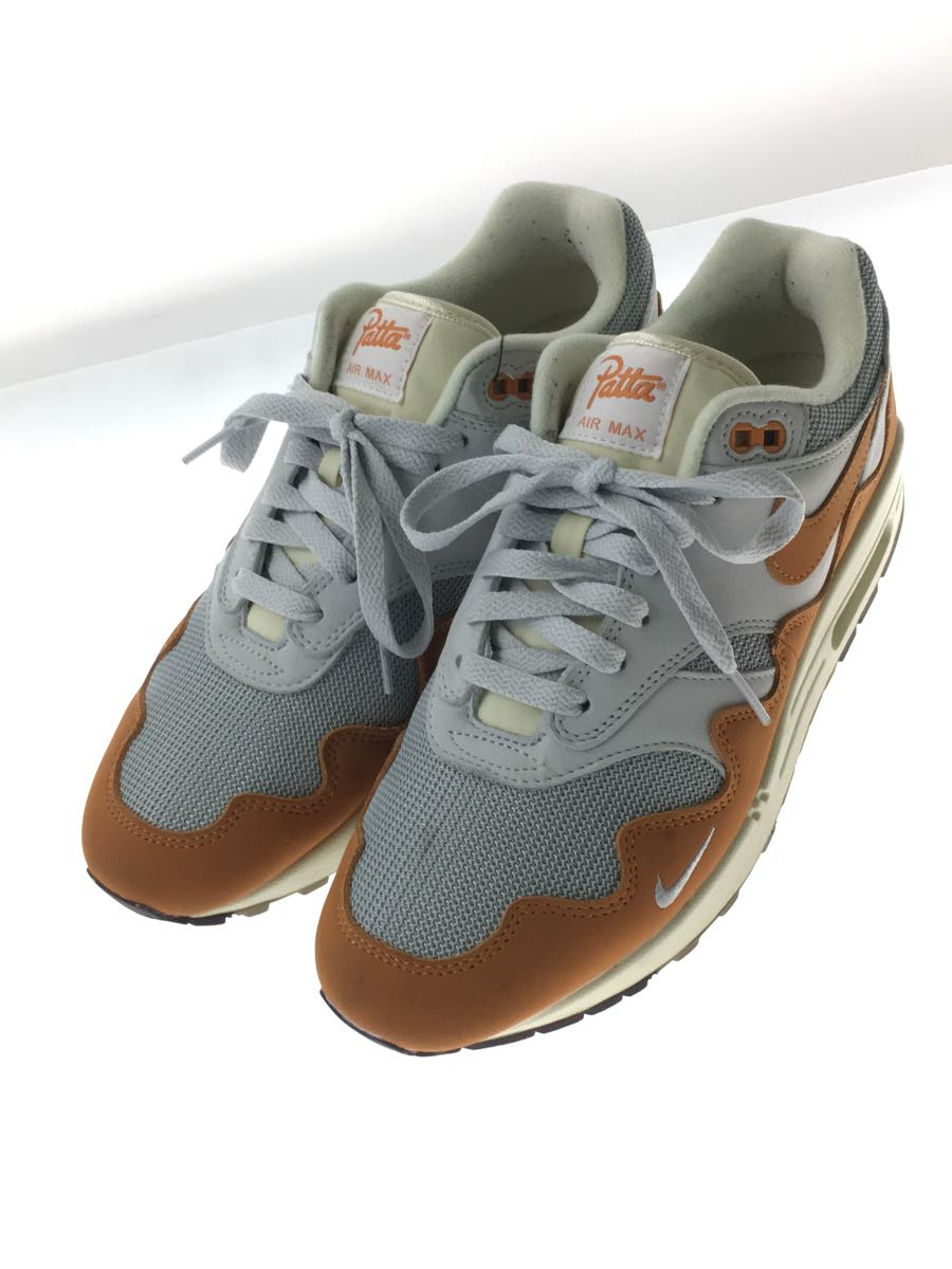 NIKE◇AIR MAX 1 PATTA NOISE ローカットスニーカー/26.5cm/ORN/DH1348