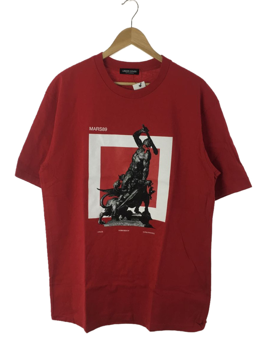 UNDERCOVER◆Tシャツ/5/コットン/RED