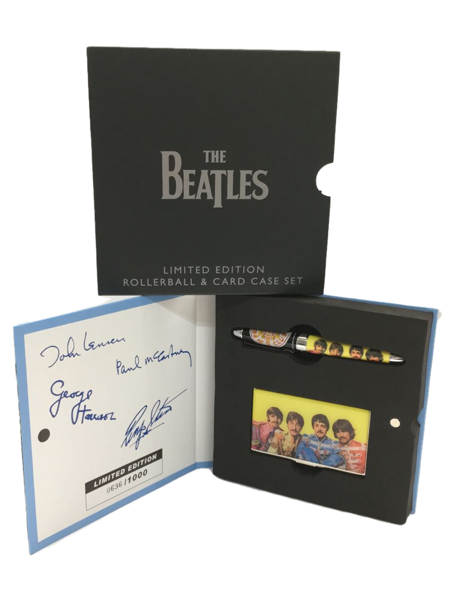 THE BEATLES/文具/ローラーボールペン&カードケースセット SGT PEPPERS LONELY