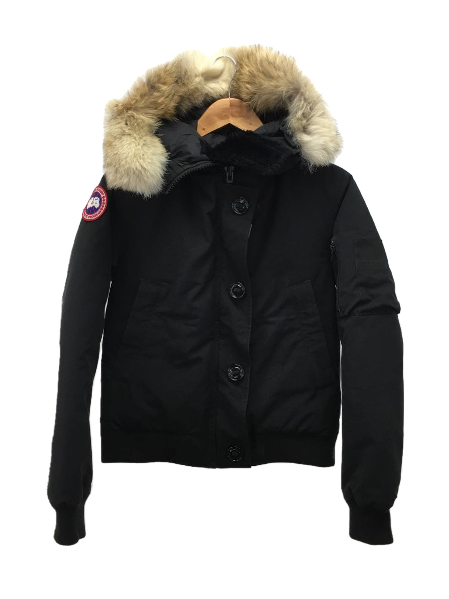 CANADA GOOSE◇ダウンジャケット/S/ポリエステル/BLK/無地 www