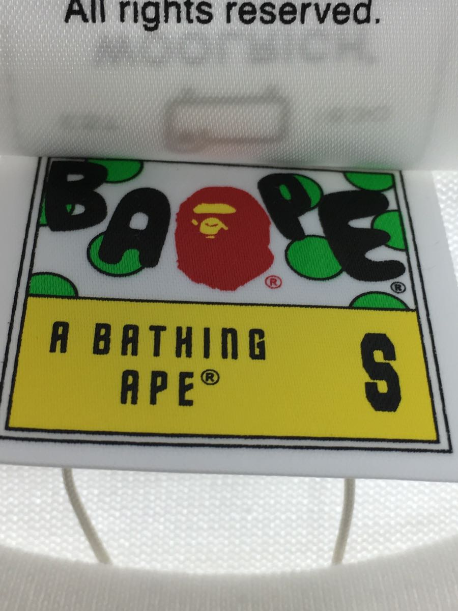 A BATHING APE◆Tシャツ/S/コットン/ホワイト/001TEH731909C - 2