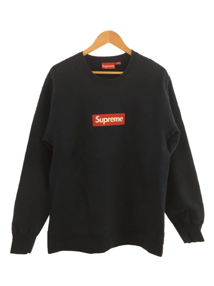 Supreme◇15AW/Box Logo Crewneck/クルーネックスウェット/L/コットン