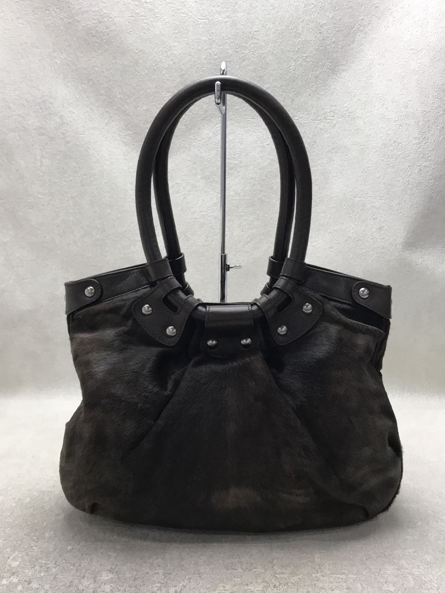 Salvatore Ferragamo◇ハンドバッグ/ハラコ/BRW | contifarma.pe