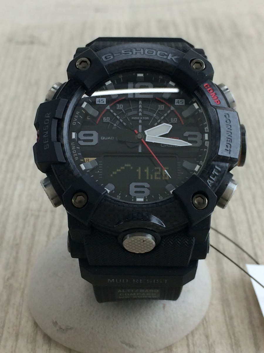 CASIO◇クォーツ腕時計・G-SHOCK/デジアナ/ブラック/GG-B100-1AJF