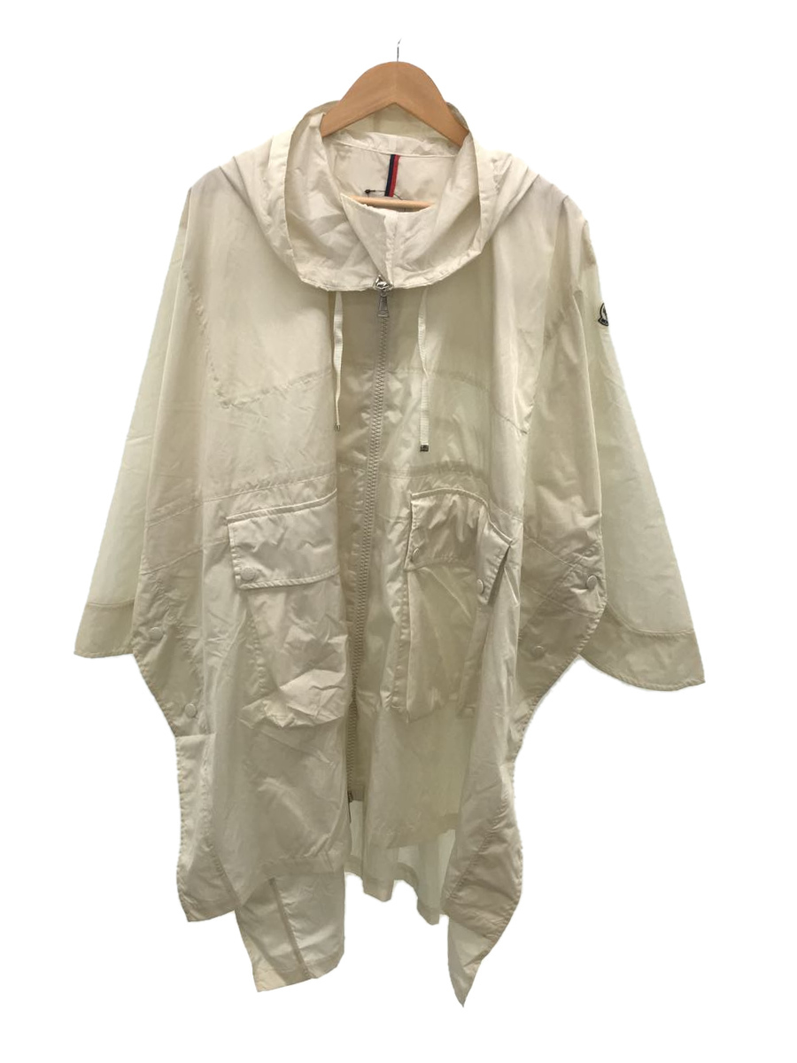 MONCLER◇Printseps cape/コート/1/ナイロン/WHT/無地 | cottonclub.hr