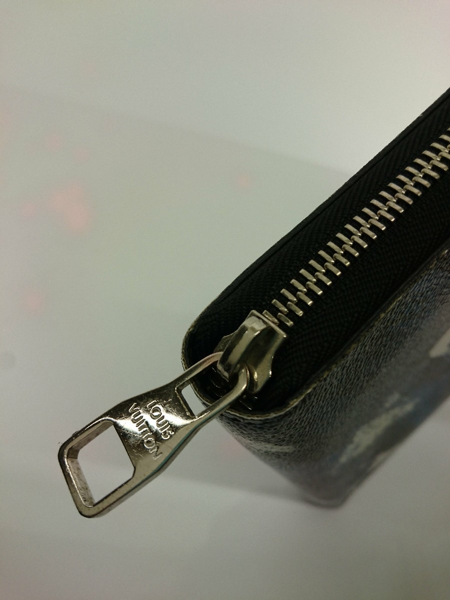 LOUIS VUITTON◇ジッピー・オーガナイザー_カモフラージュキャンバス