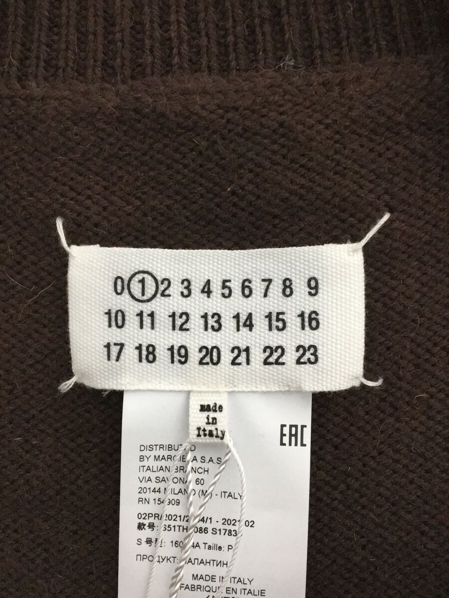 Maison Margiela◇21AW/イレヘム/Vネック/ニットベスト(薄手)/S/ウール