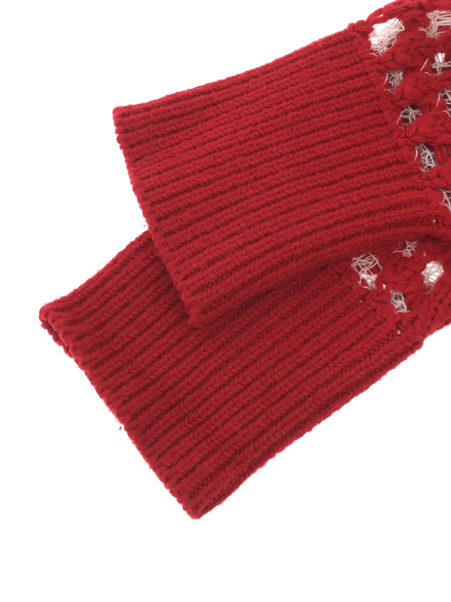 sulvam◇21AW/MESH OVER KNIT/解れ有/セーター(厚手)/M/アクリル