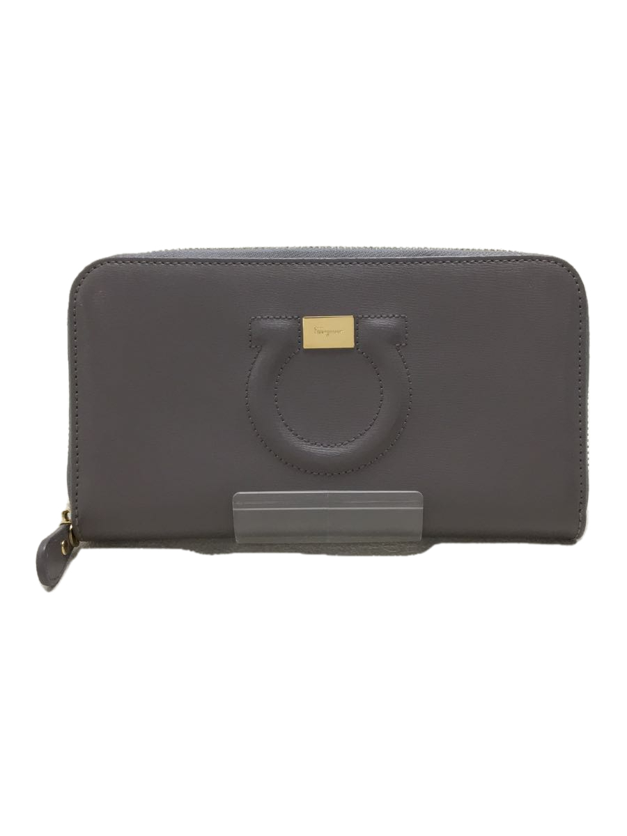 Salvatore Ferragamo◇サルヴァトーレフェラガモ長財布/グレー/22C843