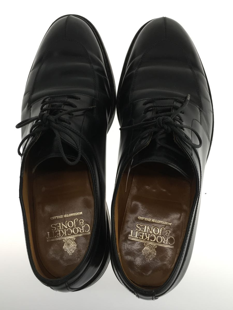 CROCKETT&JONES◇SHELTON/Uチップ/ドレスシューズ/UK8/BLK/8895