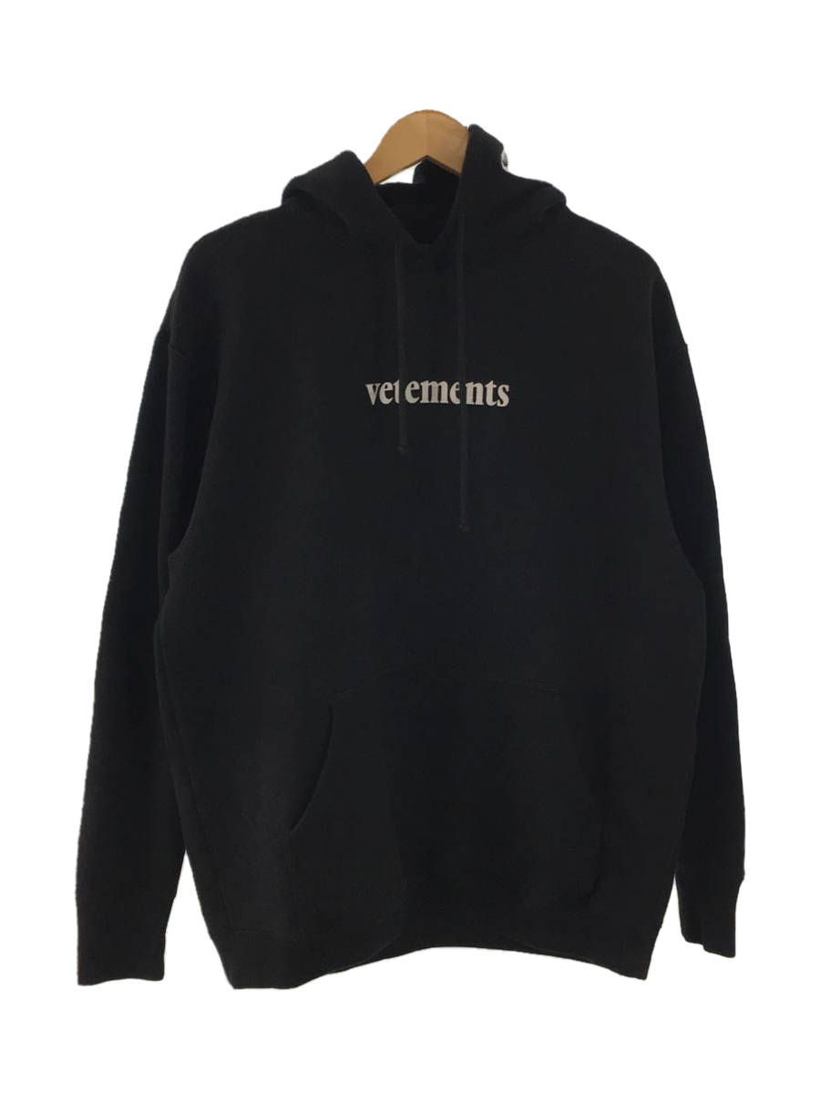 VETEMENTS◇パーカー/XS/コットン/BLK rsgmladokgi.com