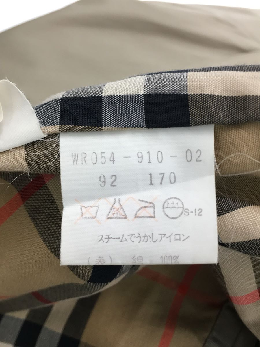 BURBERRYS◇ステンカラーコート/92/170/コットン/BEG/ノヴァチェック