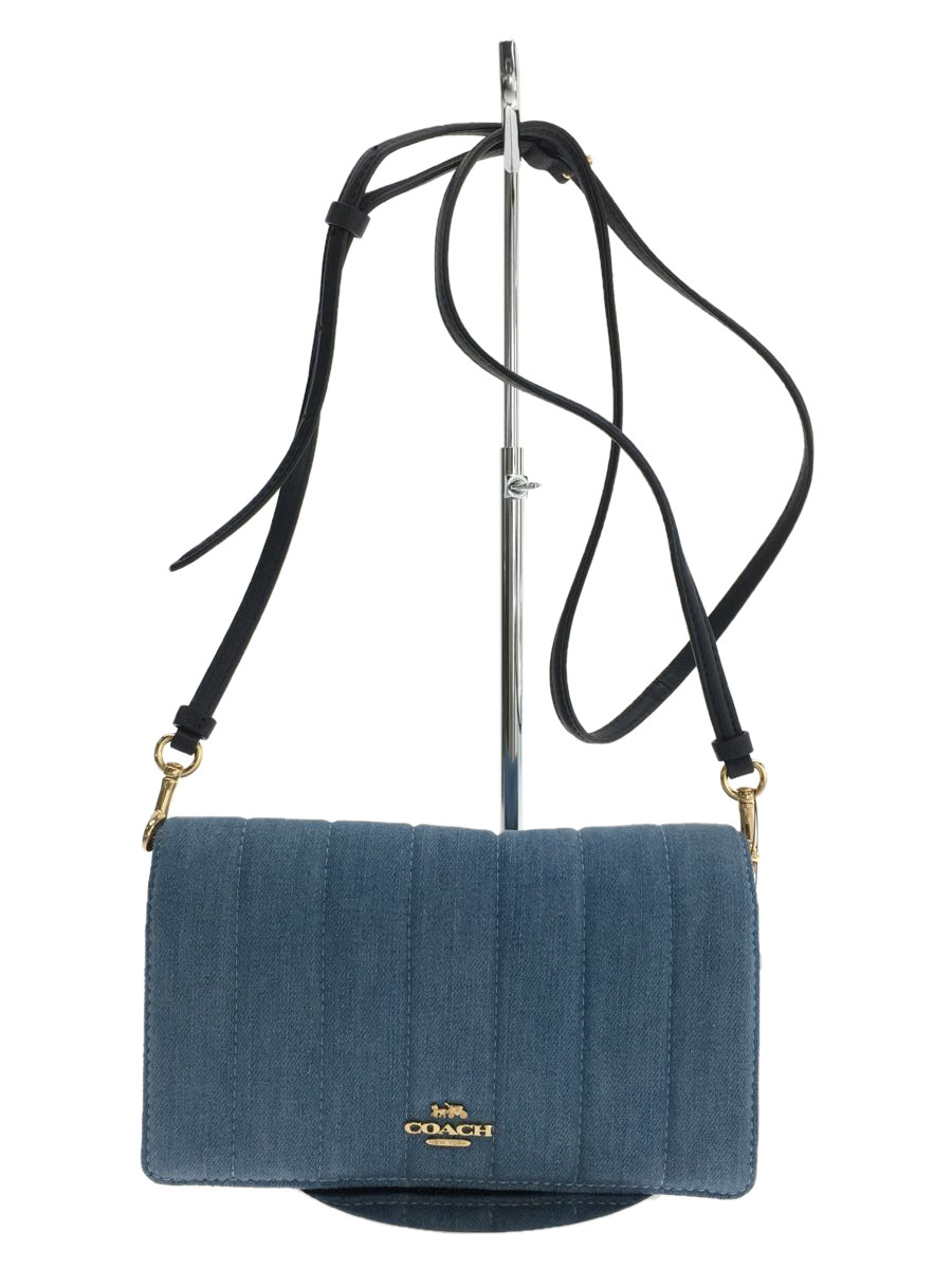 COACH◇ショルダーバッグ/デニム/インデイゴ/C3713 www.brilholimpeza