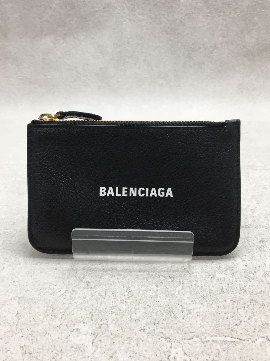 BALENCIAGA◇カードケース/レザー/BLK/637130・1090・S・00095