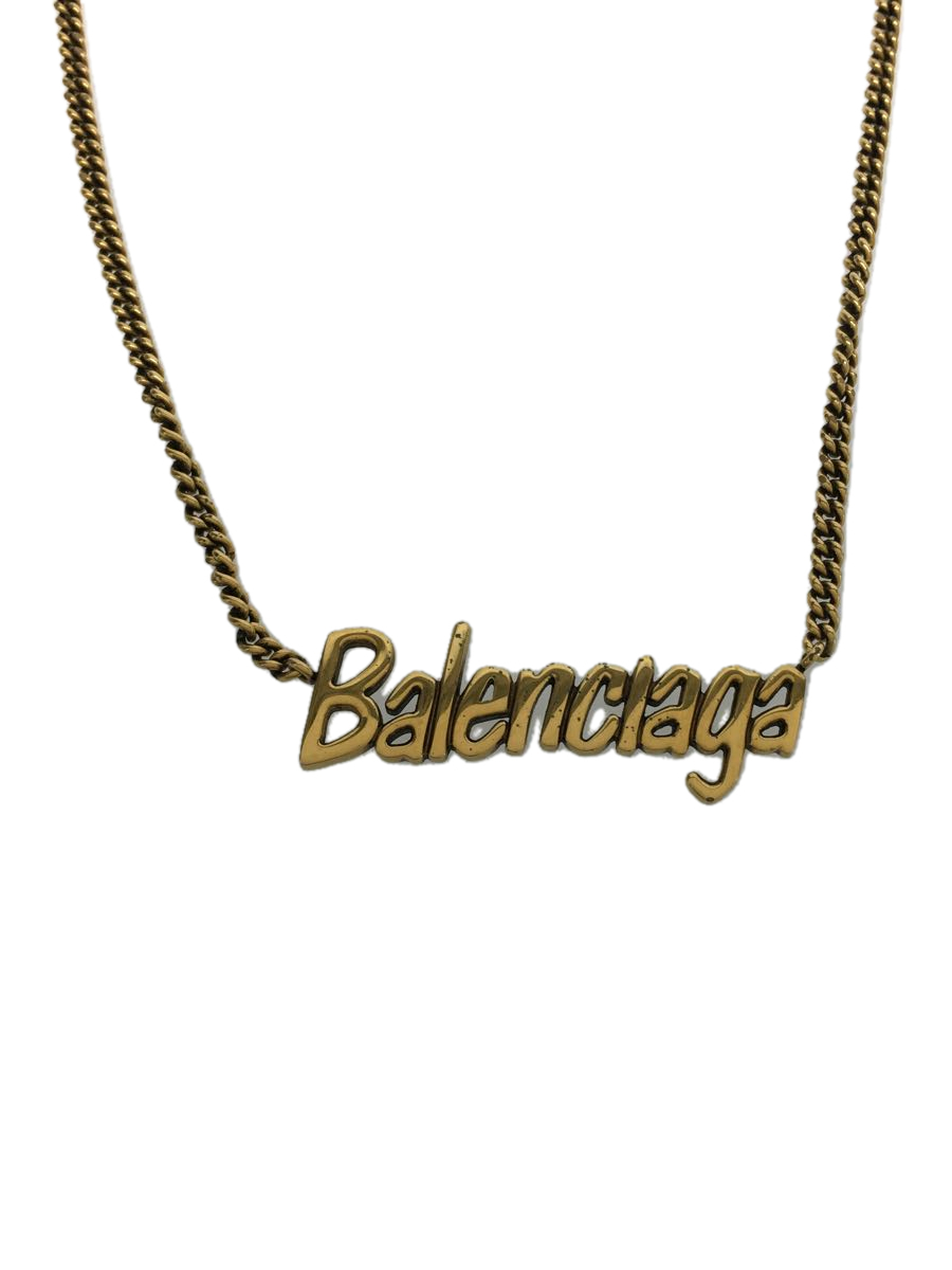 BALENCIAGA◆BALENCIAGA バレンシアガ/ネックレス/-/GLD