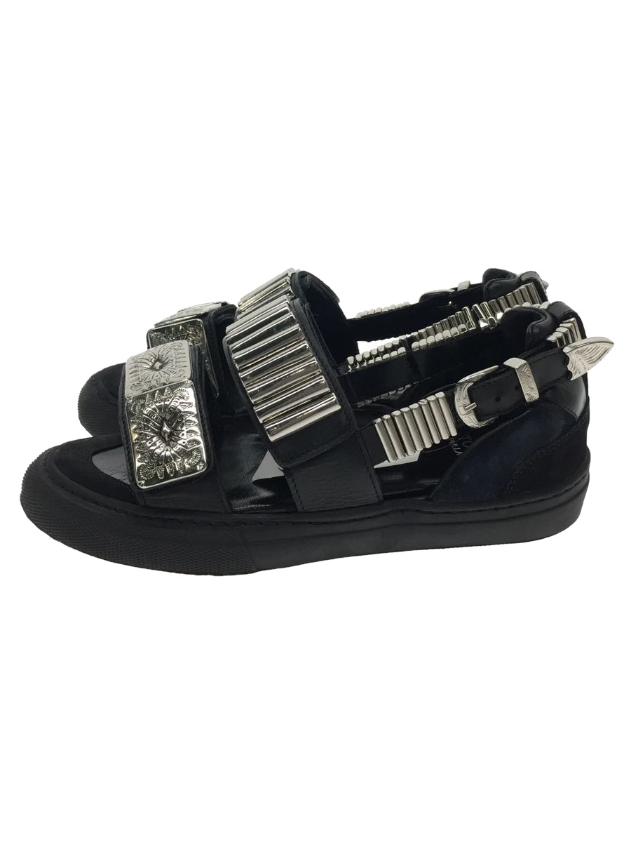 TOGA PULLA◇サンダル/35/BLK/レザー www.nickstellino.com