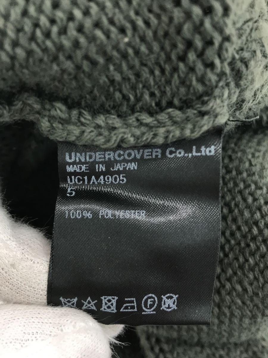 UNDERCOVER◇アンダーカバー/21ss/ボロニット/グリーン/UC1A4905/5