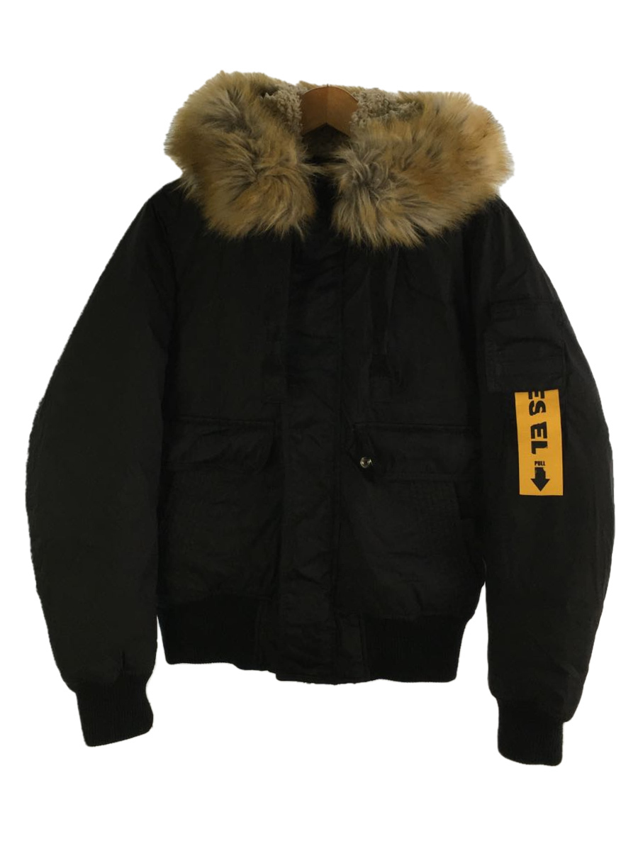 DIESEL◇ミリタリージャケット/M/コットン/BLK holdmeback.com
