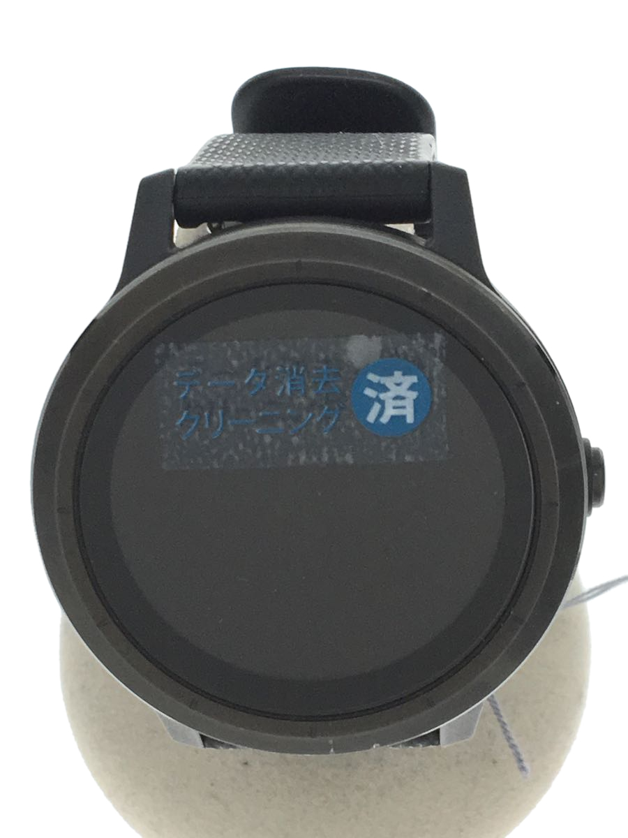 GARMIN◇VIVOACTIVE3/スマートウォッチ/デジタル/ラバー/ブラック/光学