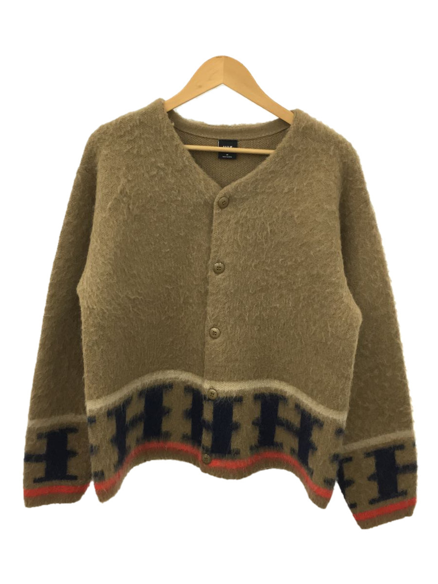 HUF◇ハフ/PALISADES CARDIGAN/モヘアカーディガン/M/アクリル/CML