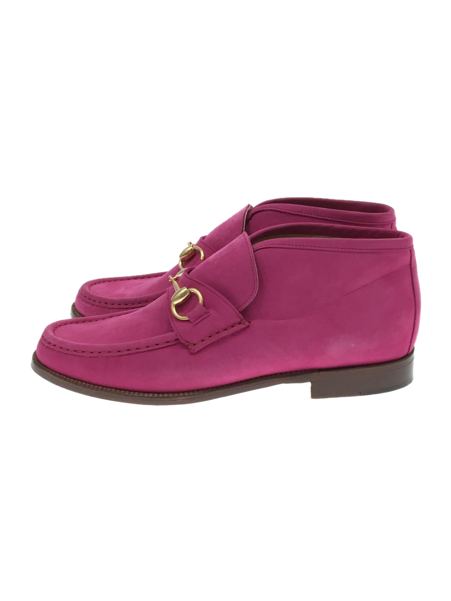 GUCCI◇ローファー/US5/PNK/スウェード/チャッカシューズ ccorca.org