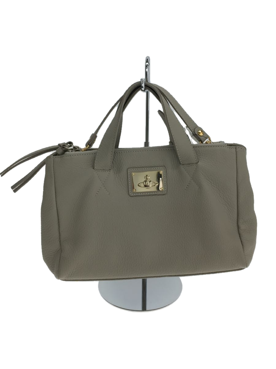 Vivienne Westwood◇モシーク/2WAYハンドバッグ/レザー/GRY ccorca.org