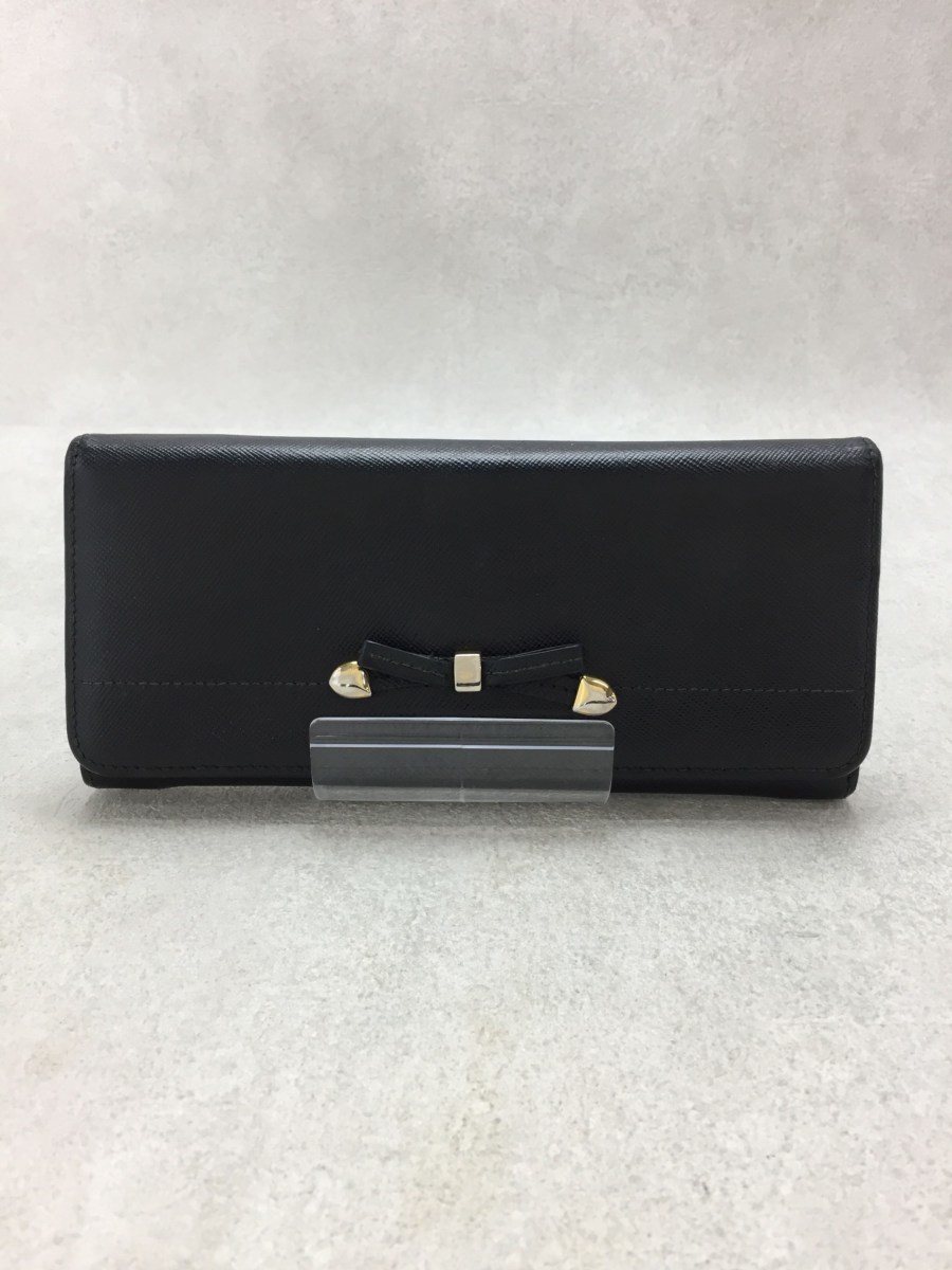 PRADA◇サフィアーノ/リボン/長財布/レザー/ブラック zivetistogodina.com
