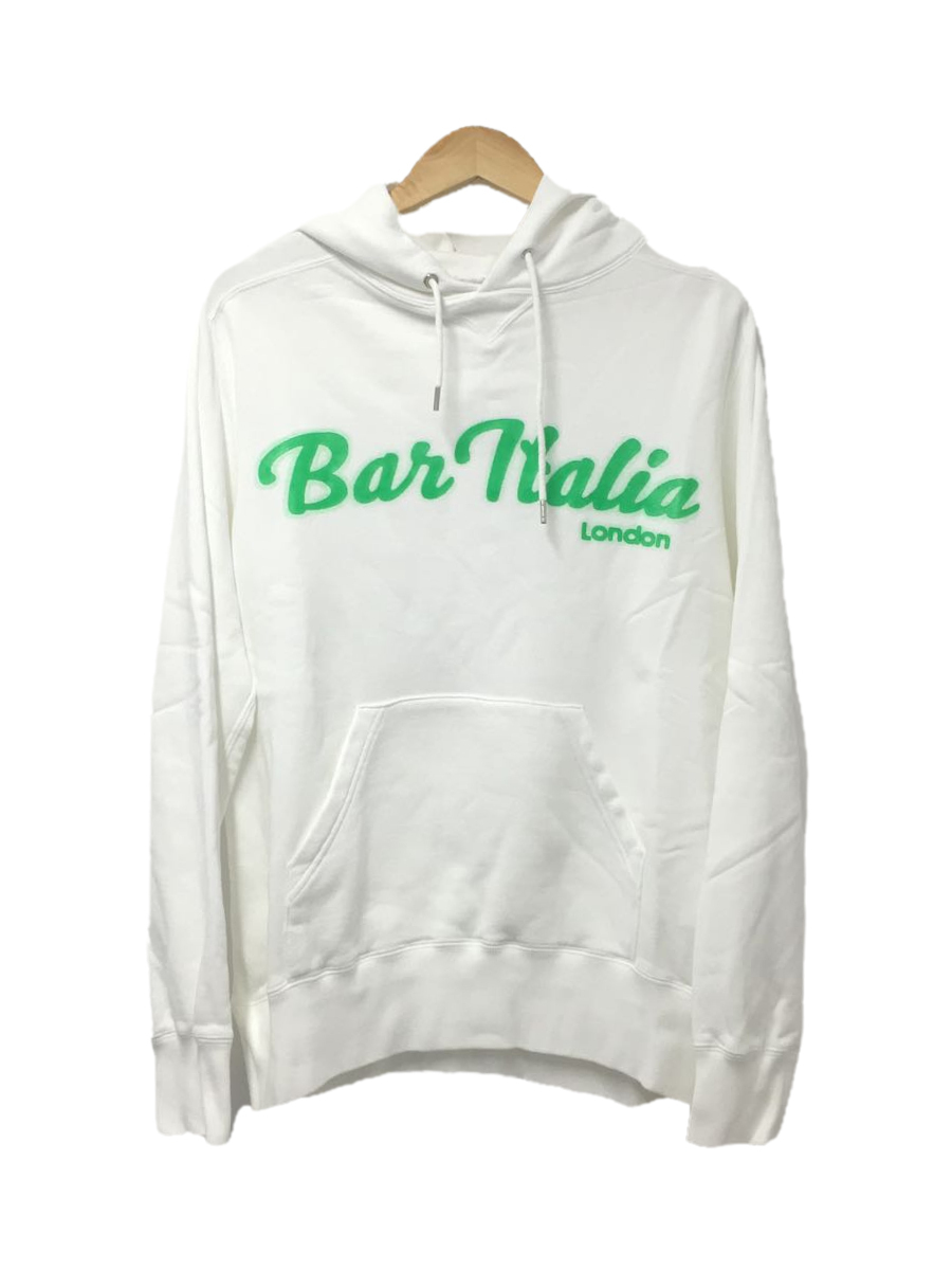 sacai◇19AW/Bar Italia Hoodie sacai/パーカー/2/コットン/ホワイト