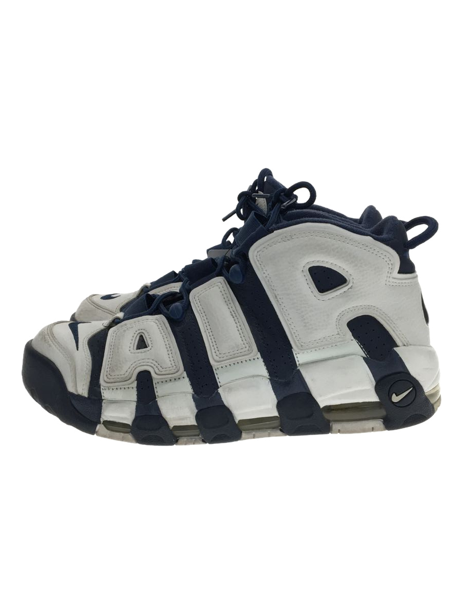 NIKE◇AIR MORE UPTEMPO/エアモアアップテンポ/ホワイト/414962-104