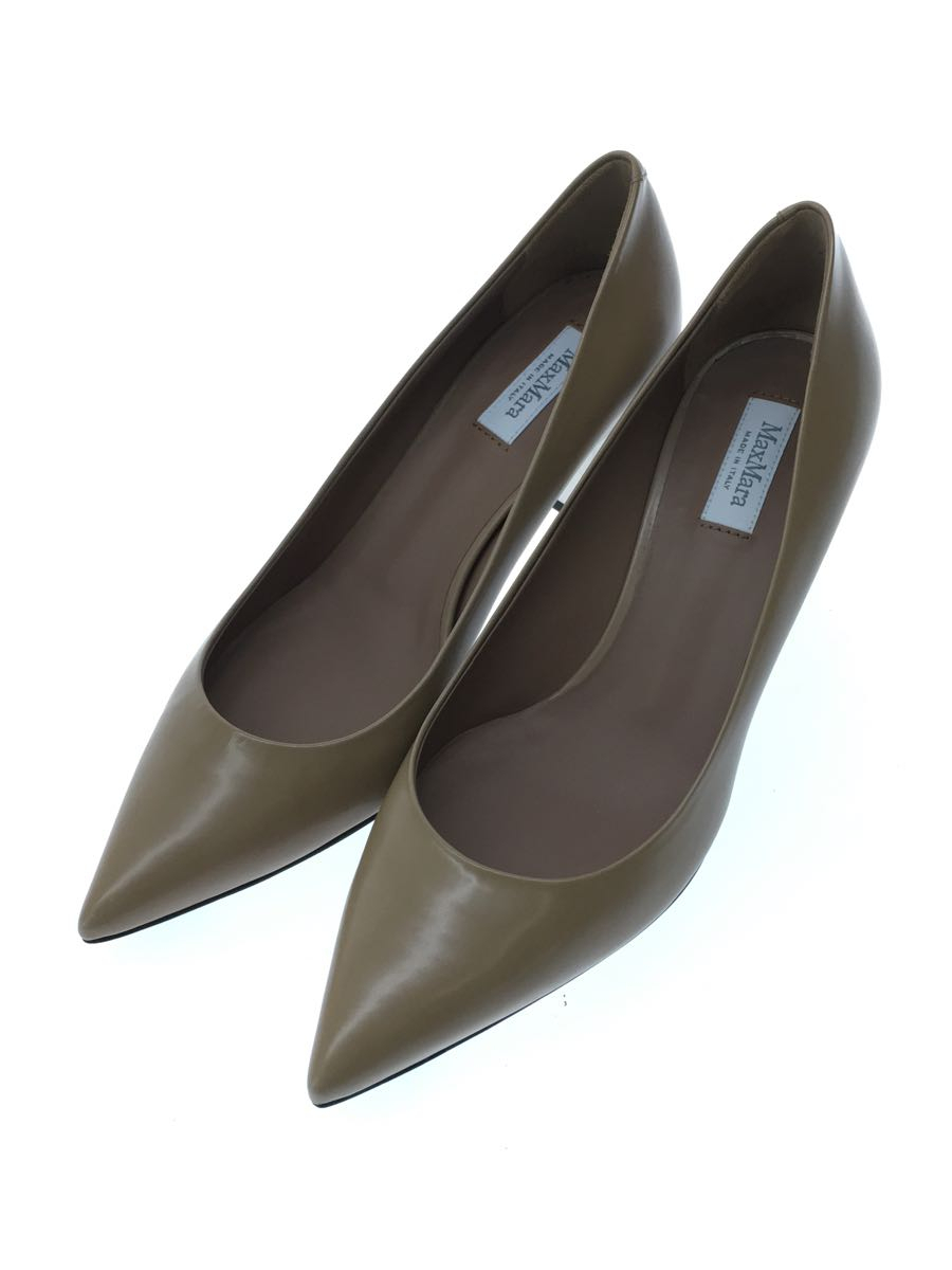 MAX MARA◇パンプス/35/BEG/レザー | hospitaldeyumbo.gov.co