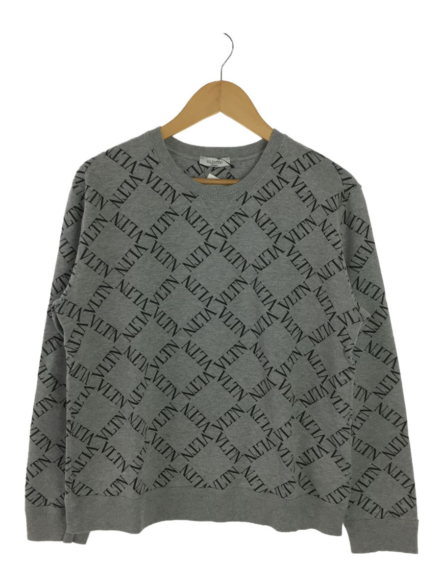 人気 ヴァレンティノ ロゴスウェット 総柄 グレー | terepin.com