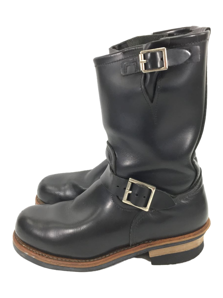 RED WING◇エンジニアブーツ/US8/BLK/レザー/D2268 | hospitaldeyumbo