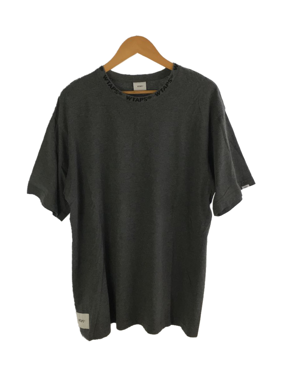 WTAPS◇201ATDT-CSM08/20SS/PYK. DESIGN SS 01/Tシャツ/3/コットン/GRY