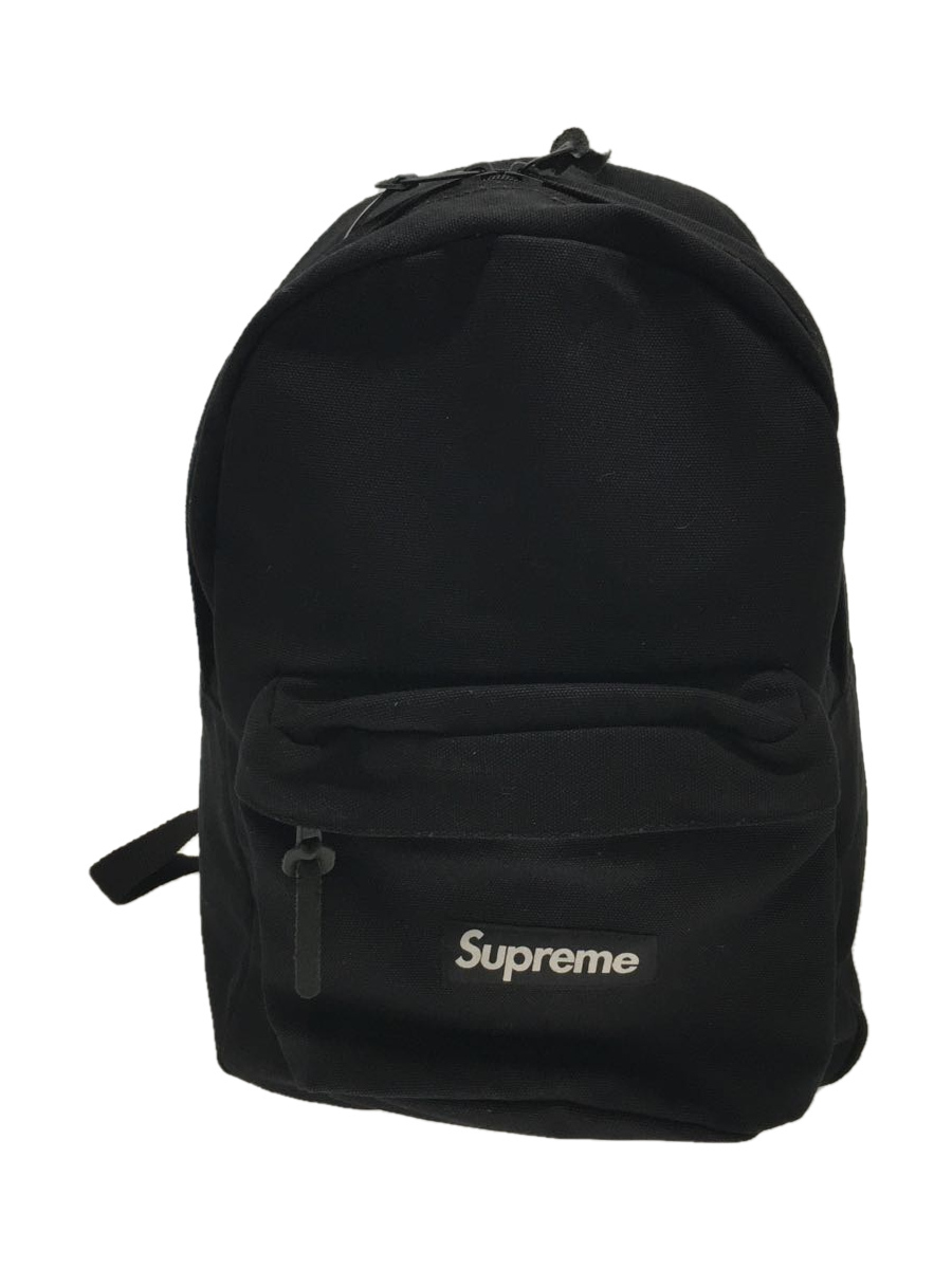 Supreme◇Canvas Backpack/リュック/-/BLK/無地 | flnaacp.com