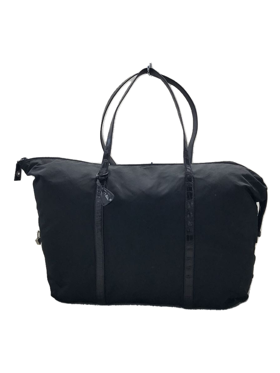 PRADA◇ボストンバッグ/ナイロン/BLK ccorca.org